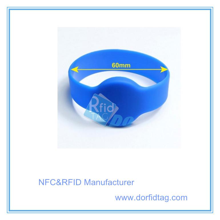 125khz compatible EM4200 TK4100 silicone Wristband